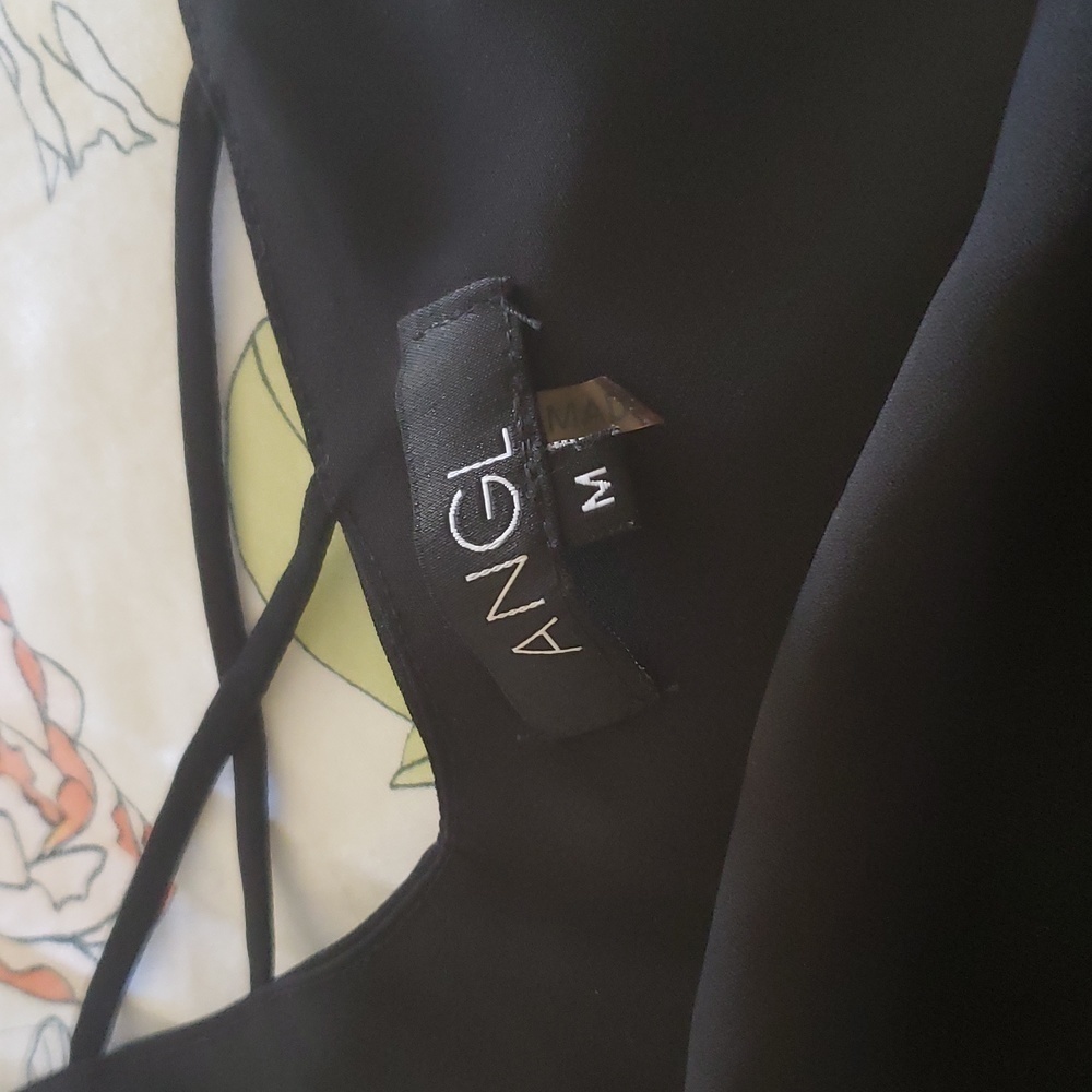 Angll black blouse Medium - Picture 7 of 10